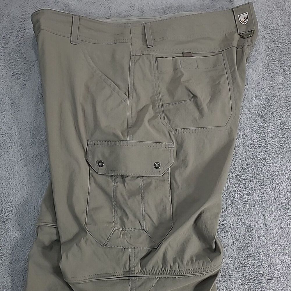 KUHL Renegade Convertible Stealth Zip Off Men's 38x32 Pants‎ Olive EUC - Picture 2 of 16